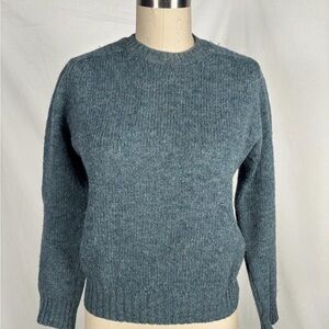 Antique 100% Shetland Blue-Grey Sweater